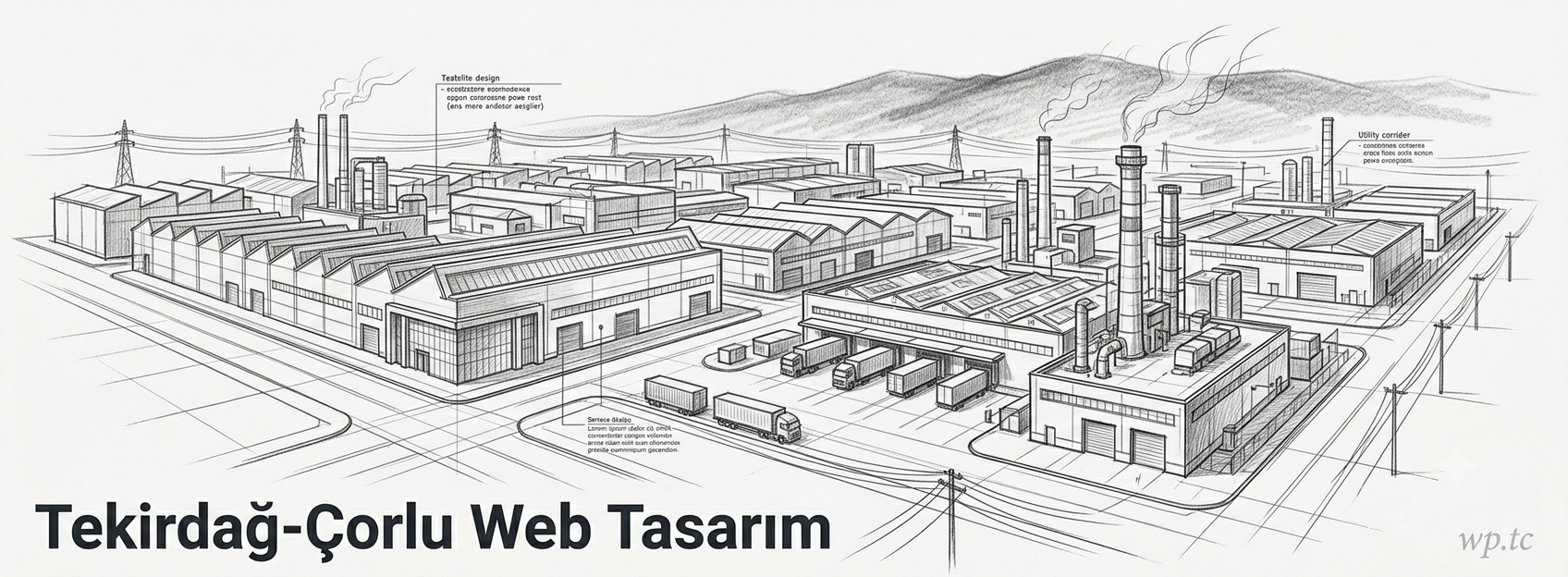 Tekirdağ Çorlu web tasarım — OSB ve sanayi firmaları için kurumsal site